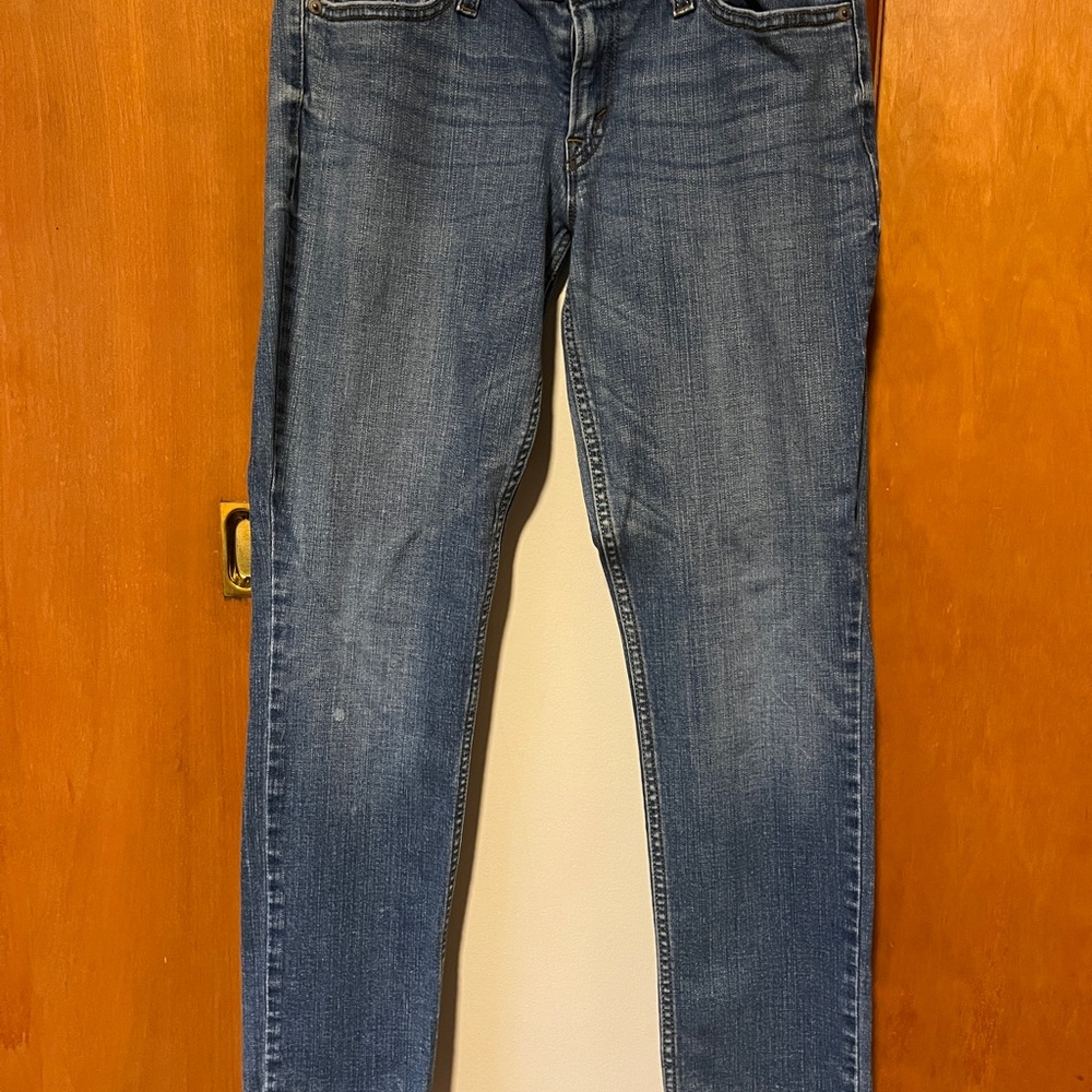 Women’s Levi 524 Too Superlow Blue Denim Jeans Size 9 S/C